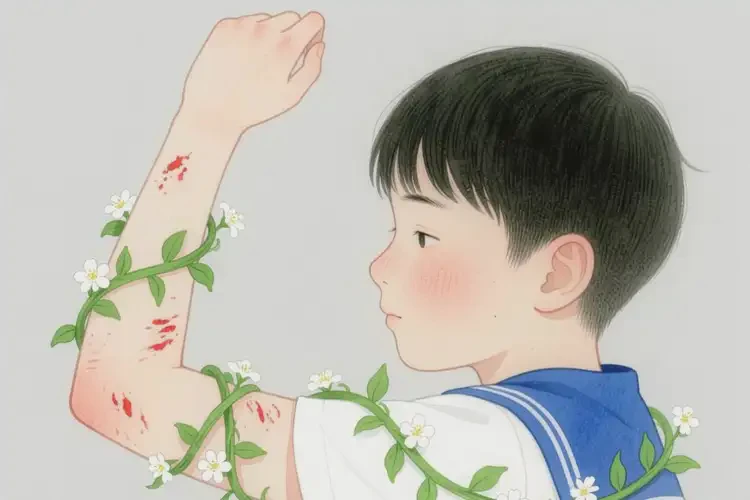 中學生手臂經(jīng)常長濕疹能靠自己自愈嗎(圖1)