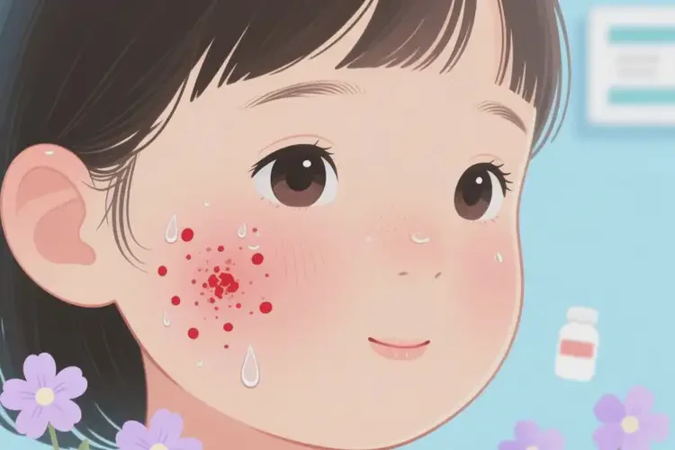 兒童面部有濕疹可以徹底自愈嗎(圖1)