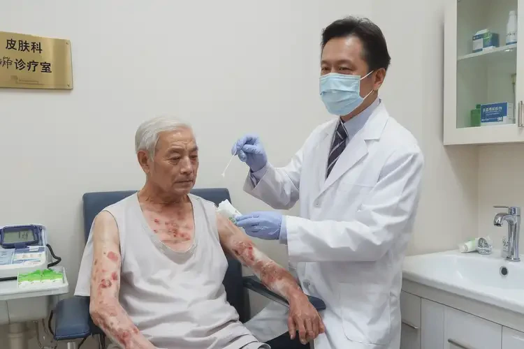 高齡老人四肢容易長濕疹不管它會(huì)自己自愈嗎(圖3)