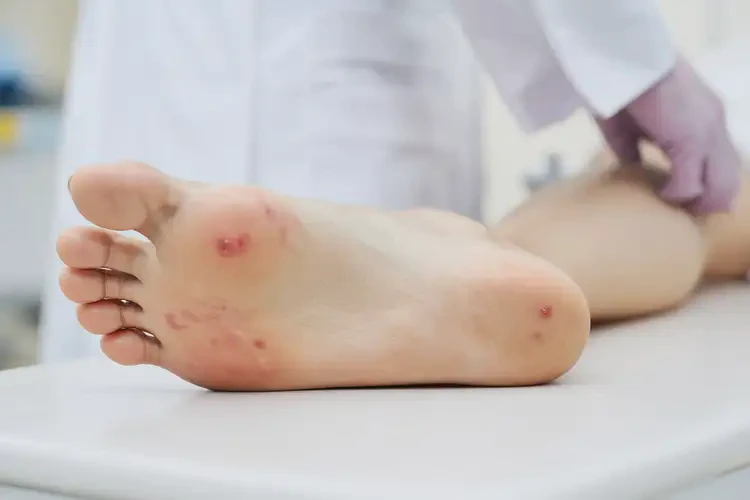 青少年腳上出現(xiàn)濕疹不管它會(huì)自己自愈嗎(圖2)