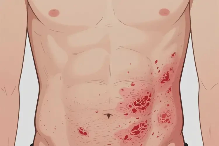 青年人肚子上經(jīng)常起濕疹可不可以徹底自愈(圖4)