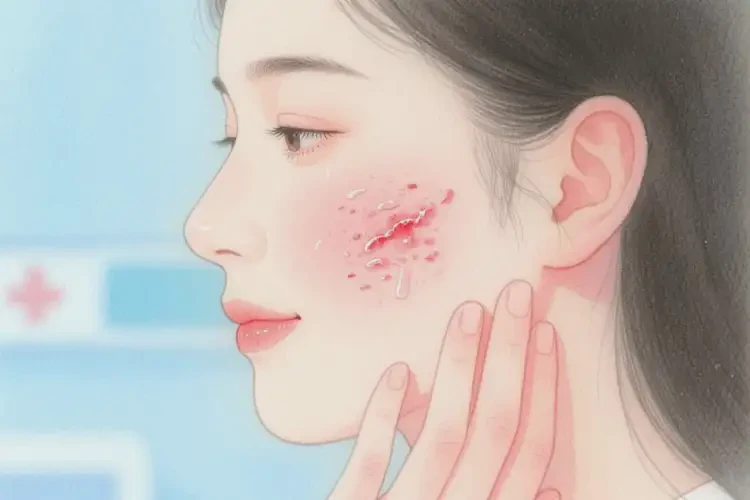 女性脸上容易起湿疹能靠自己自愈吗(图2)