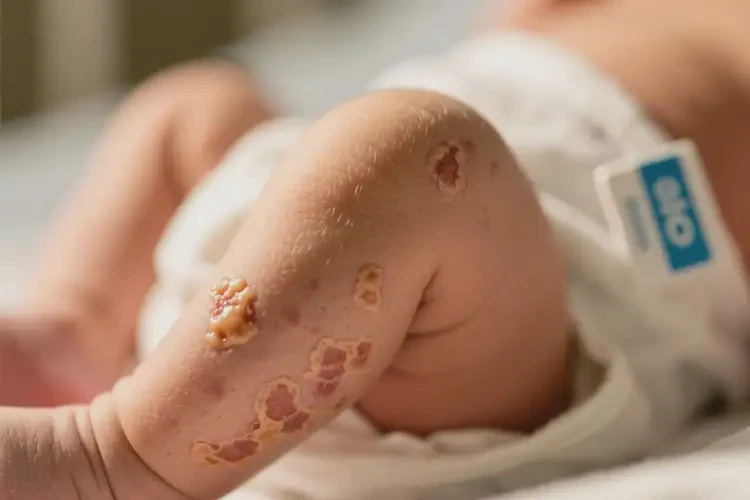 新生兒大腿有濕疹不管它會自己好嗎(圖4)