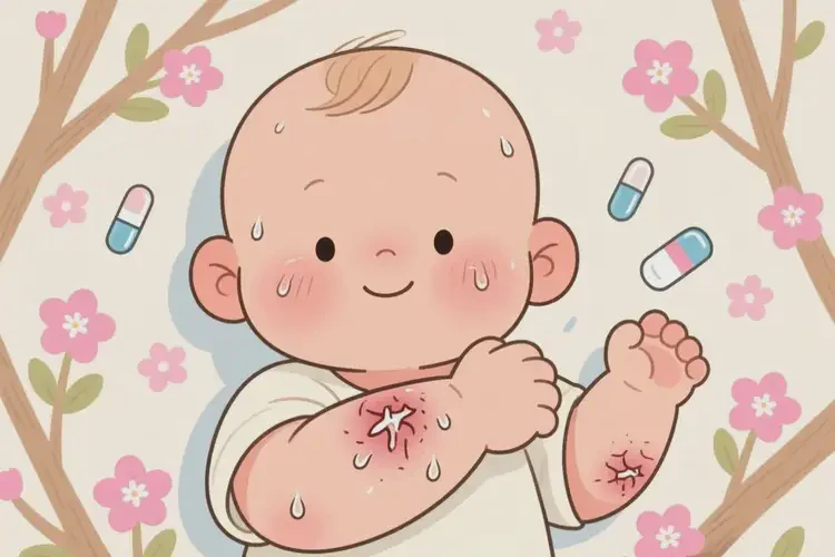 嬰兒手臂偶爾長(zhǎng)濕疹能徹底自愈嗎(圖2)