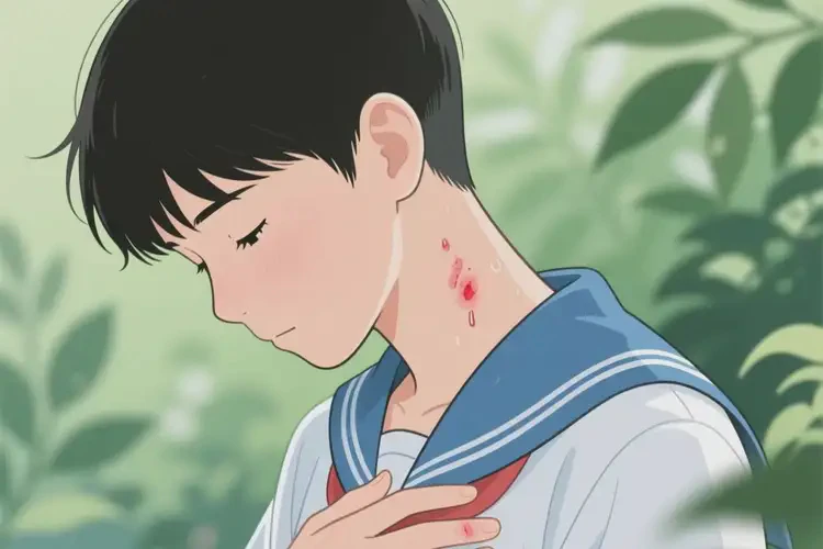 中學(xué)生脖子經(jīng)常長濕疹能靠自己自愈嗎(圖2)