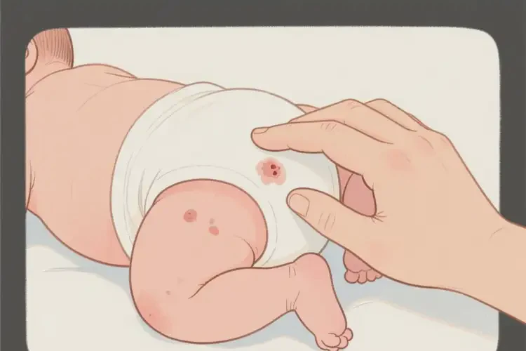 新生兒肛周容易長濕疹不管它會(huì)自己痊愈嗎(圖4)