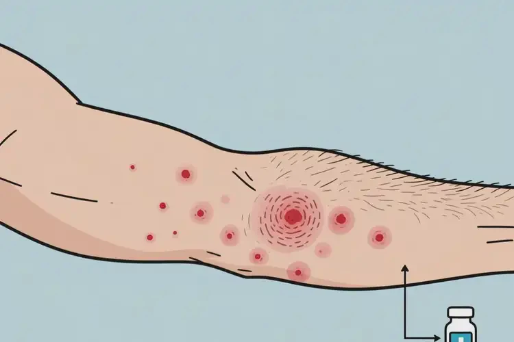 男生手臂出現(xiàn)濕疹可不可以徹底自愈(圖2)