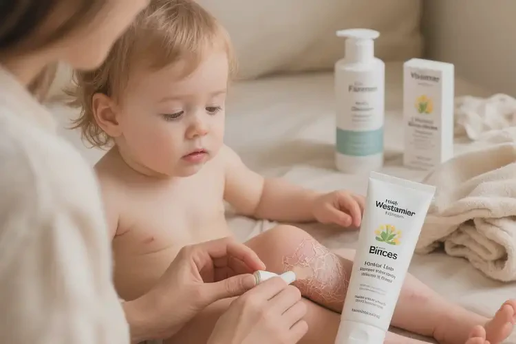 宝宝小腿长湿疹能靠自己自愈吗(图1)