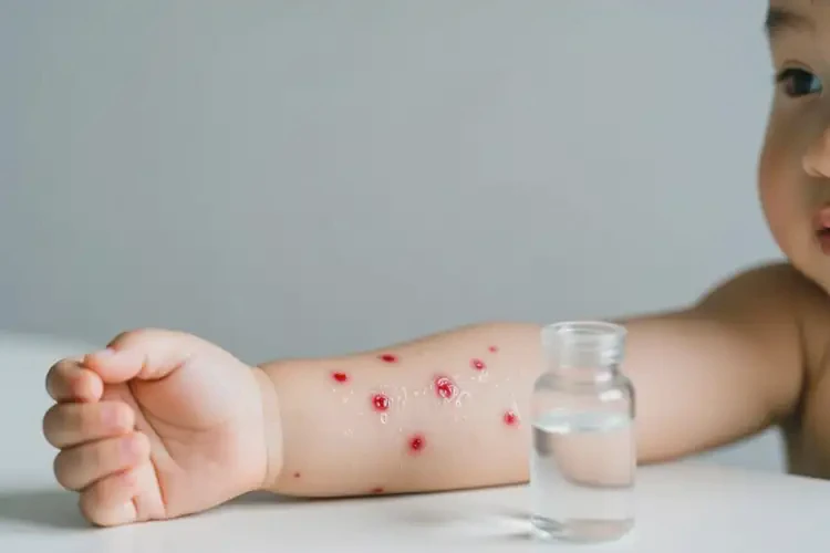 幼兒手臂上有濕疹能不能徹底自愈(圖1)