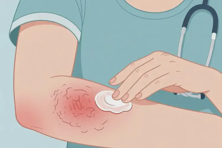 女人手臂經(jīng)常長濕疹能夠徹底治愈嗎(圖4)