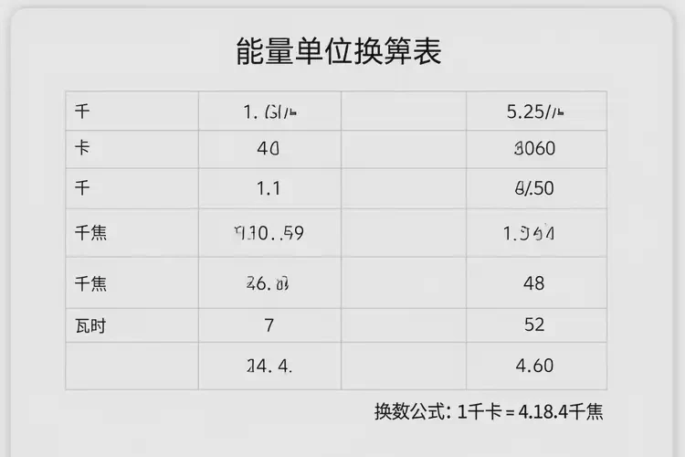 50克4152千焦等于多少热量(图2)