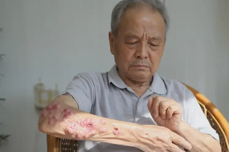老人四肢容易長濕疹不管它會自己痊愈嗎(圖4)