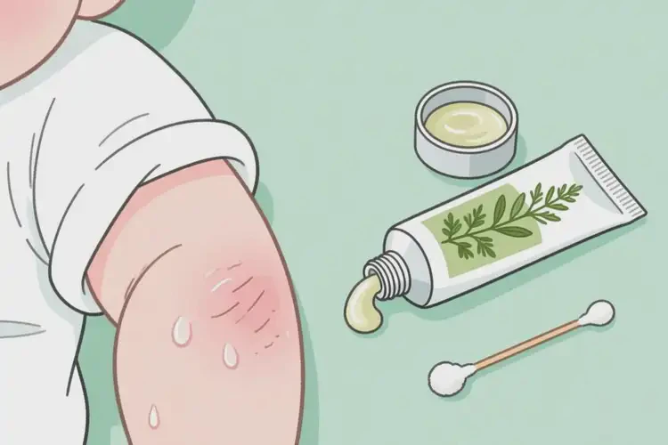 寶寶手臂上偶爾長濕疹能靠自己自愈嗎(圖2)