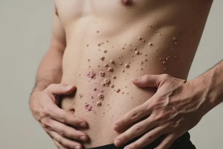 男生肚子經(jīng)常起濕疹不管它會(huì)自己自愈嗎(圖3)