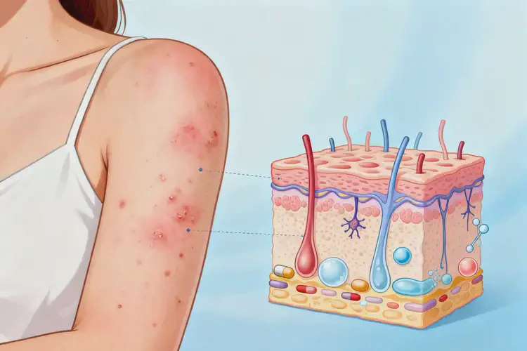 女性手臂上出濕疹可不可以徹底自愈(圖3)