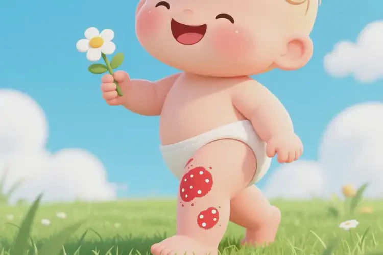 嬰幼兒小腿容易長濕疹不管它會自己痊愈嗎(圖1)