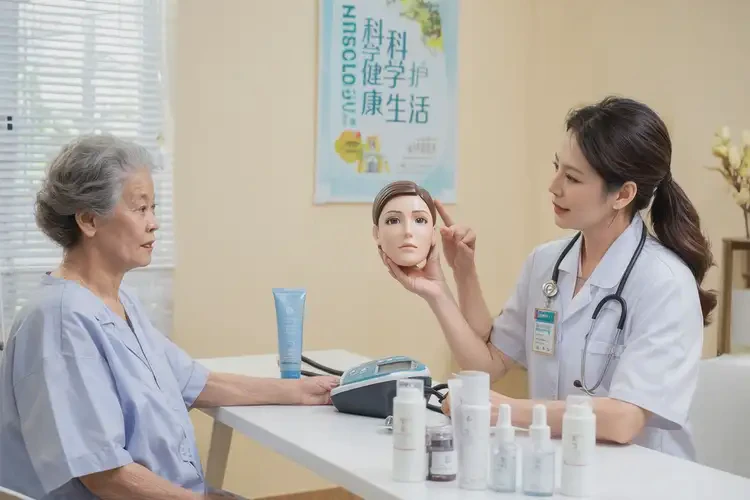 老年人脖子長濕疹不管它會自己痊愈嗎(圖1)