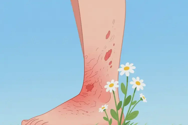 女性小腿上容易長濕疹能靠自己自愈嗎(圖2)