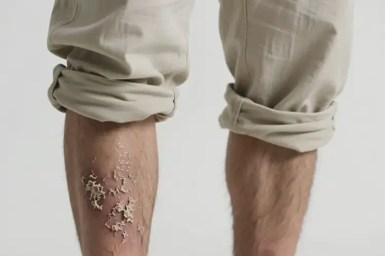 男生小腿出濕疹不管它會自己好嗎(圖1)