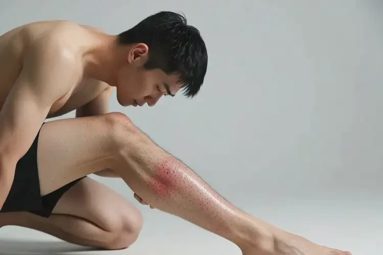 男性小腿上容易起濕疹不管它會自己自愈嗎(圖2)
