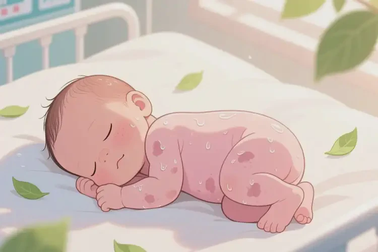 新生儿全身有湿疹能靠自己自愈吗(图4)