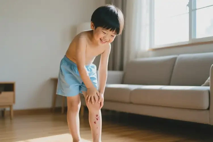孩子小腿容易長濕疹能靠自己自愈嗎(圖3)