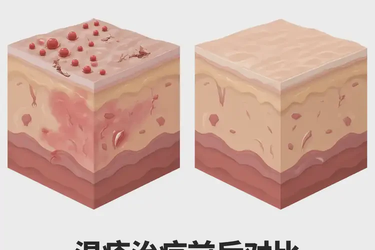 男生大腿上偶爾長濕疹不管它會自己好嗎(圖1)