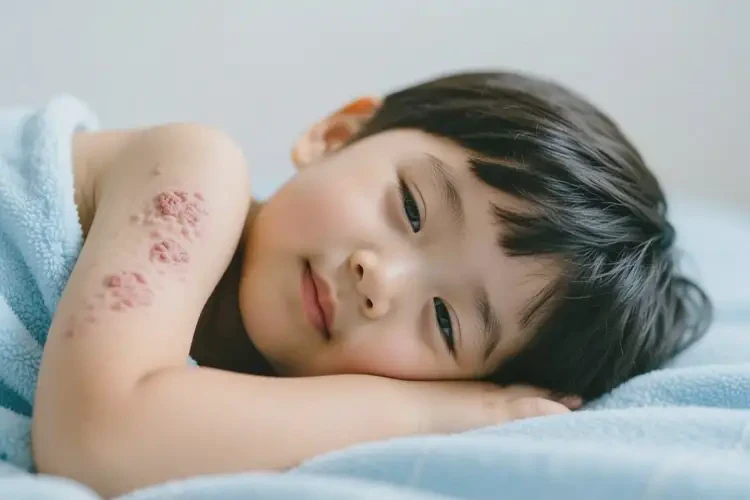 孩子手臂上偶爾長濕疹不管它會自己自愈嗎(圖2)