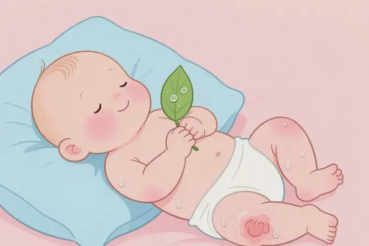 寶寶四肢出現濕疹不管它會自己自愈嗎(圖1)