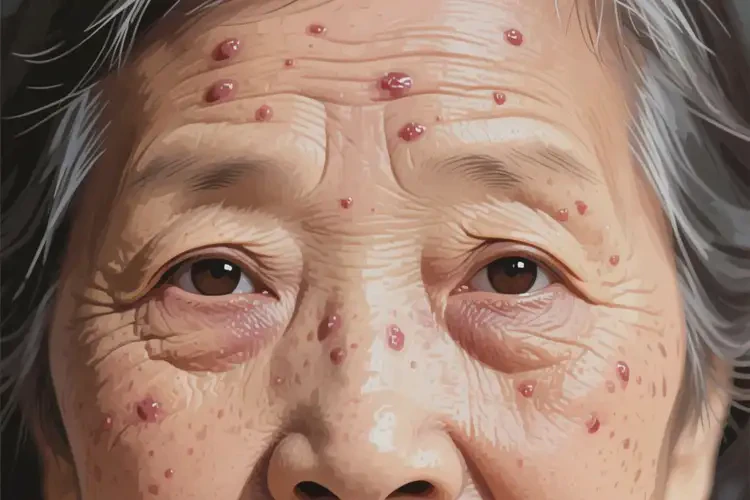 高齡老人臉上長濕疹不管它會自己痊愈嗎(圖2)