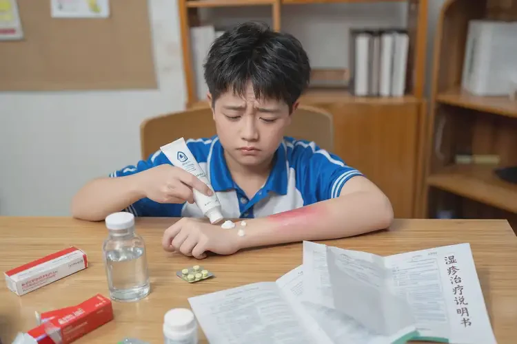 中学生肚子容易长湿疹可不可以彻底自愈(图3)