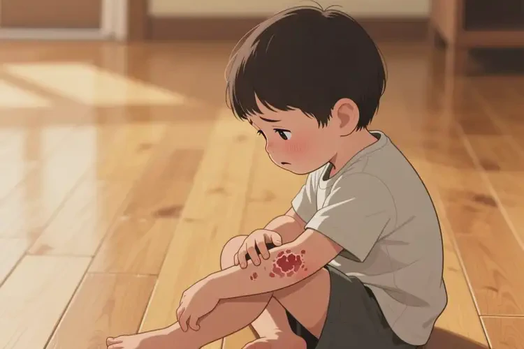 小兒手臂上有濕疹不管它會自己痊愈嗎(圖3)