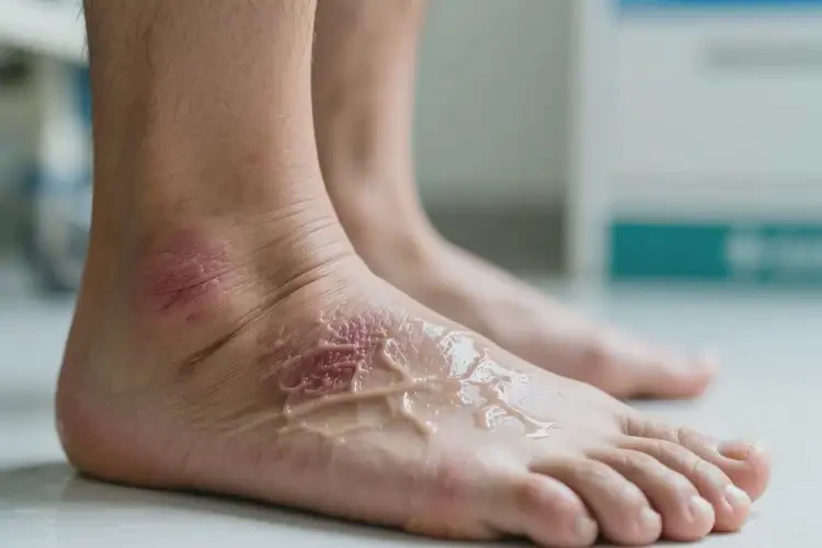 男人脚上有湿疹可不可以彻底自愈(图3)