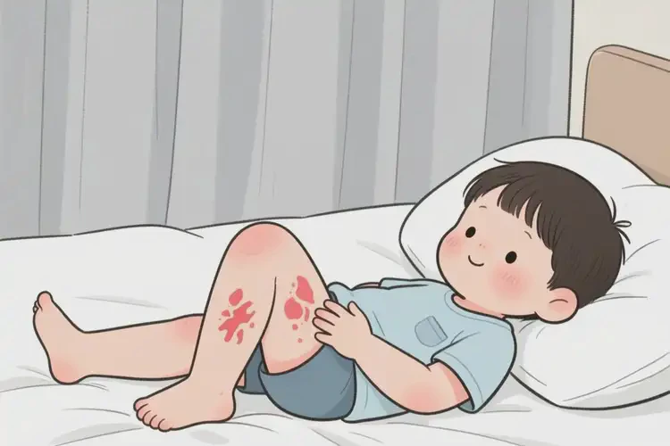 小兒四肢經(jīng)常長濕疹不管它會自己自愈嗎(圖3)