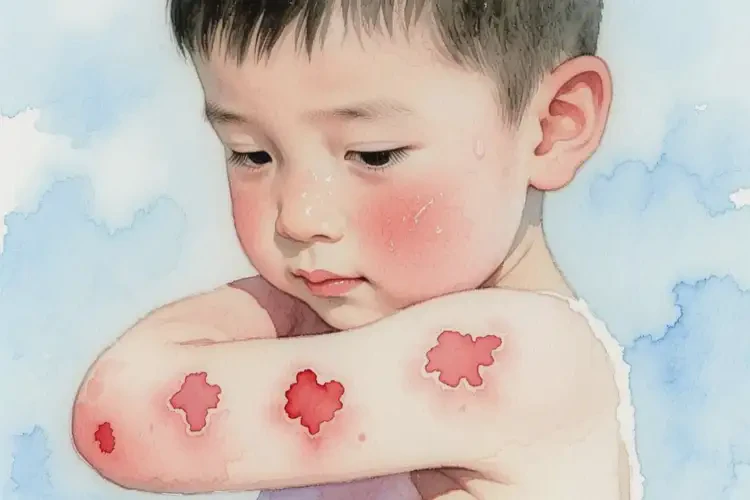 小學生手臂偶爾起濕疹不管它會自己痊愈嗎(圖1)