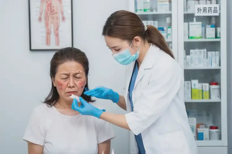 女生面部出現(xiàn)濕疹能夠徹底治愈嗎(圖3)