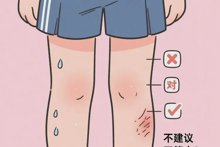 小學(xué)生大腿容易起濕疹不管它會(huì)自己好嗎(圖1)