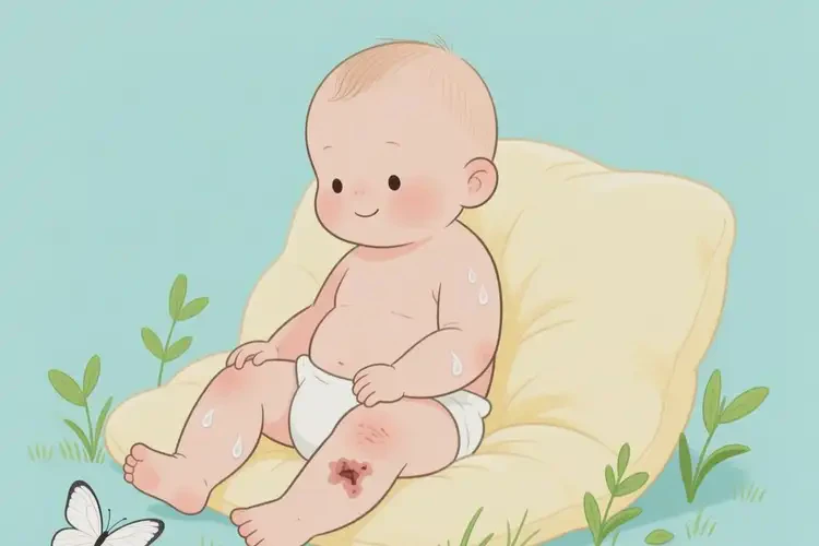 寶寶四肢出現濕疹不管它會自己自愈嗎(圖2)