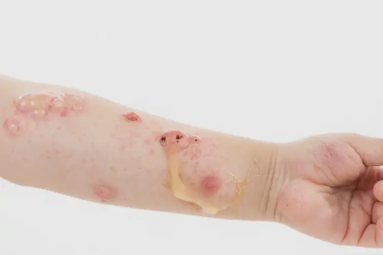 小學(xué)生手臂上偶爾起濕疹能徹底自愈嗎(圖2)