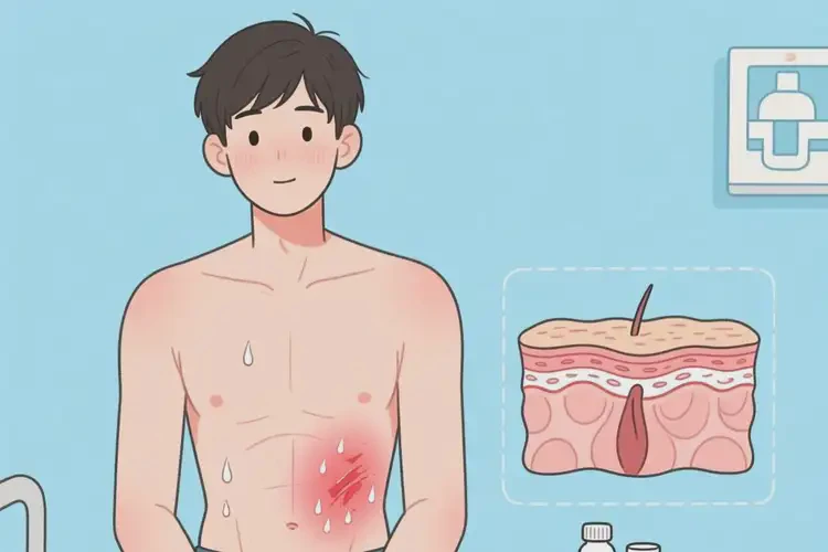 男生肚子上長濕疹能徹底自愈嗎(圖2)