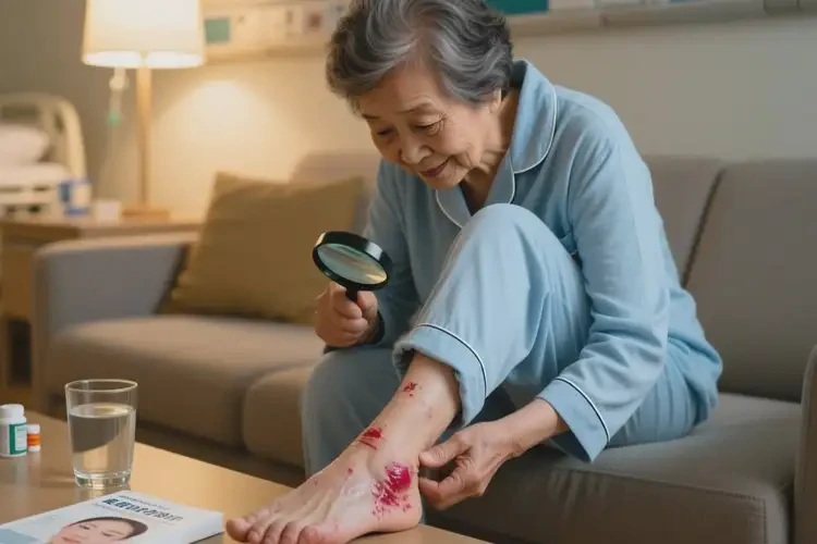 老年人腳上容易起濕疹不管它會自己好嗎(圖2)