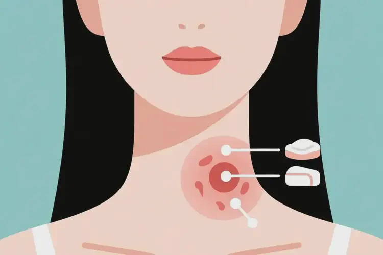 女性脖子出濕疹能夠徹底治愈嗎(圖3)