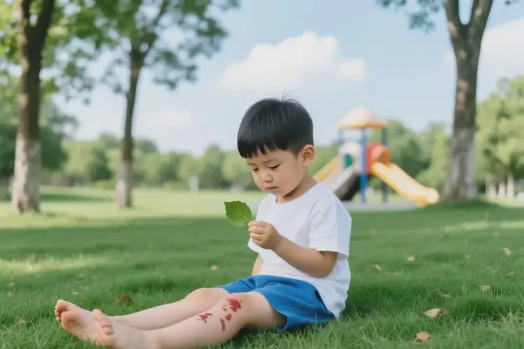 小孩身上容易長濕疹不管它會自己痊愈嗎(圖1)