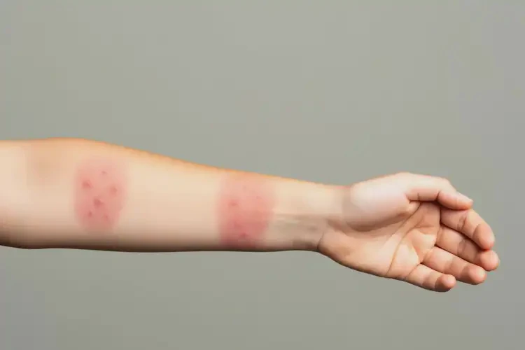 大學(xué)生手臂上長(zhǎng)濕疹不管它會(huì)自己自愈嗎(圖2)