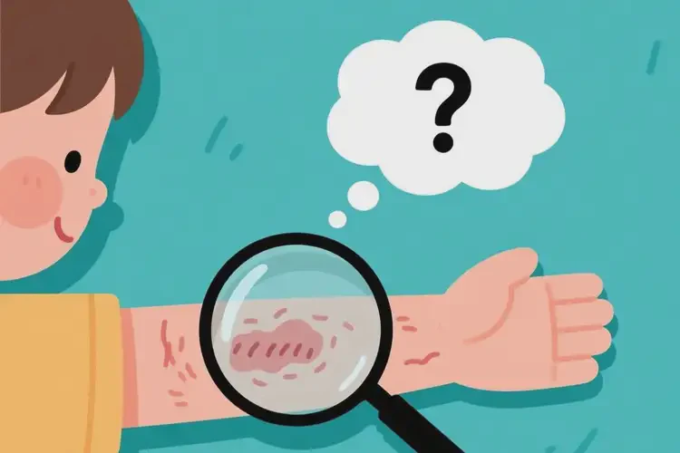 小兒手臂經(jīng)常起濕疹不管它會(huì)自己自愈嗎(圖1)