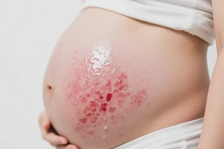 產(chǎn)婦肚子起濕疹可以徹底自愈嗎(圖2)