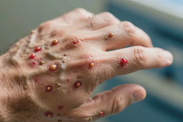 男生手上有濕疹不管它會(huì)自己好嗎(圖2)