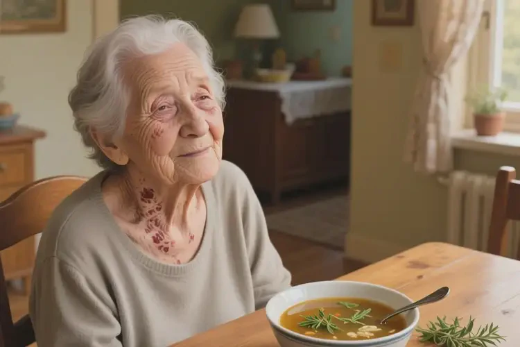 高齡老人脖子出現(xiàn)濕疹能徹底自愈嗎(圖1)