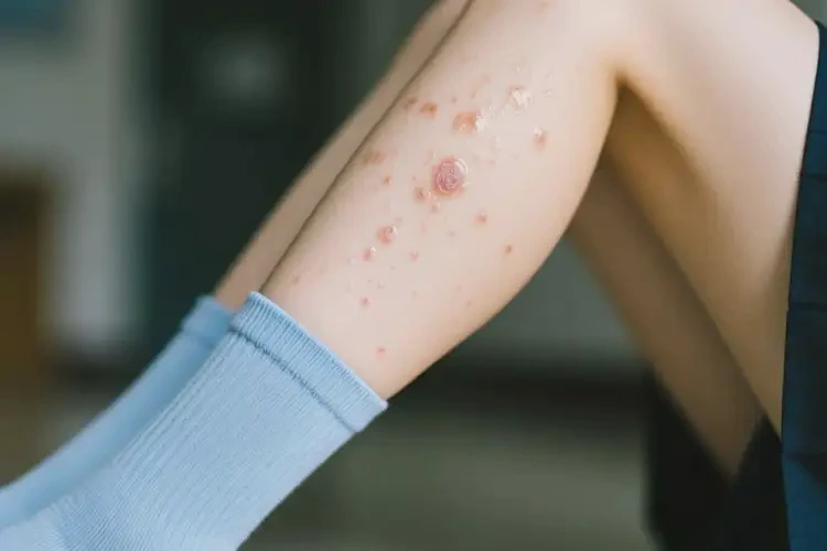 大學(xué)生小腿偶爾長(zhǎng)濕疹不管它會(huì)自己好嗎(圖3)