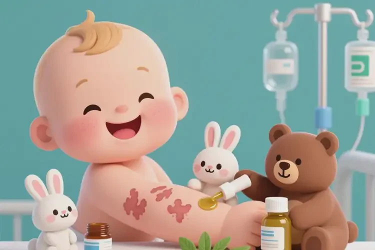 寶寶手臂經(jīng)常起濕疹能夠徹底治愈嗎(圖2)